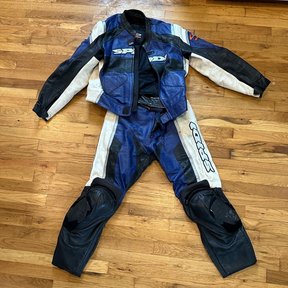 Spidi Motorcycle Race Track Leather Suit